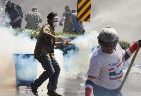 Demonstration in Thailand