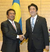 Palau president in Japan