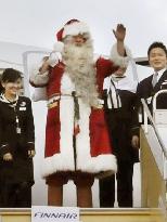 Santa Claus arrives in Japan