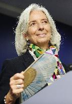 IMF chief in S. Korea