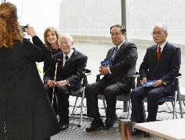 U.S. envoy Kennedy visits Nagasaki