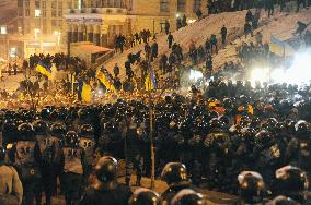 Demonstration in Ukraine