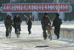 People calm in Pyongyang