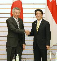 Singaporean prime minister in Japan