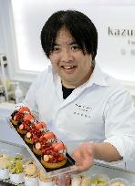 Pastry chef working for people in quake-hit Miyagi