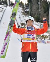 Takanashi makes it 3-for-3 in World Cup season