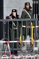 Security tight around Japanese Embassy in Beijing