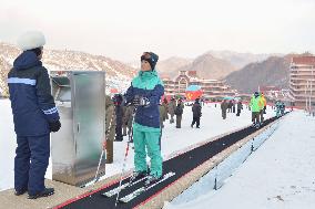 Ski area opens in N. Korea with European, U.S. gear
