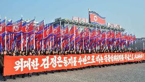 Rally in Pyongyang