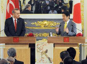 Turkish prime minister in Japan