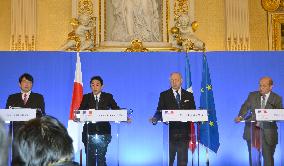 Japan, French ministers meet