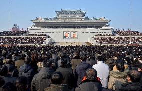 Rally in Pyongyang