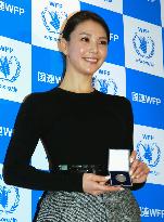 Model Chibana becomes WFP ambassador against hunger