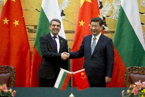 Bulgarian president in China