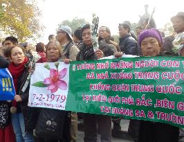 Anti-China rally in Hanoi