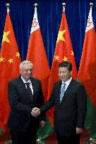 China's Xi, Belarus prime minister hold talks in Beijing