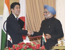 Japanese prime minister in India