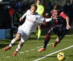 Milan's Honda against Cagliari