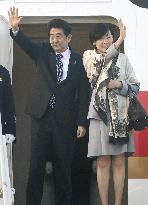 Japan prime minister leaves India