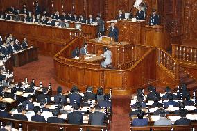 Questioning at Japan Diet