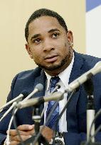 Balentien at press conference