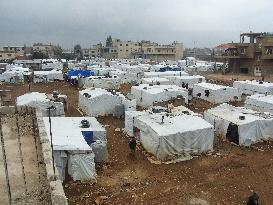 Syrian refugee camp in Lebanon