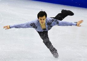 Canadian figure skater Chan on ice