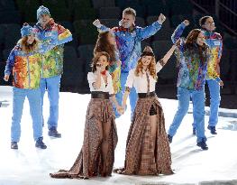 Russian duo t.A.T.u. perform at pre-opening ceremony event