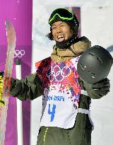 Kadono finishes 8th in men's snowboard slopestyle