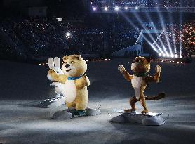 Sochi Olympic mascots appear in opening ceremony
