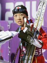 Ishida in Olympics women's skiathlon