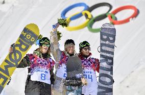 Sage Kotsenburg of U.S. Sochi Olympic men's snowbord slopestyle