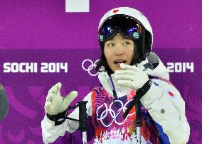 Uemura in Sochi Olympics moguls final