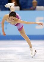 Asada flies into spin in team figure skating at Sochi