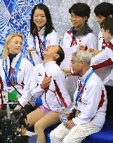 Japan's Asada 3rd in women's figure skating team event