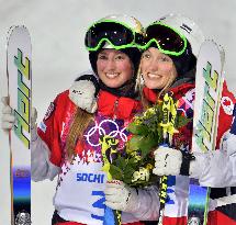 Canada's Dufour-Lapointe sisters win women's moguls gold, silver