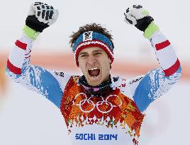 Austria's Mayer wins gold in men's downhill