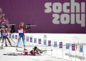 Japan's R. Suzuki 80th in women's biathlon 7.5km sprint