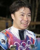 Japan's Kanayama competes in men's singles luge