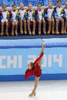 Russia's Lipnitskaia wins women's free skating of team event