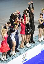 Russia wins figure skating team event