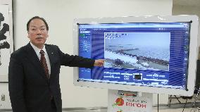 Higashimatsushima to launch tsunami tracking system