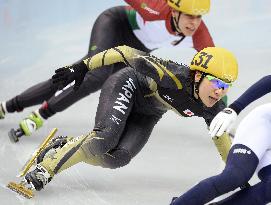 Japan's Sakai in women's 500-meter short track heats