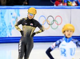 Japan's Sakai eliminated in women's 500m short track heat