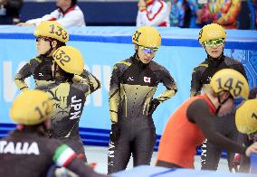 Japan misses final in women's short track 3,000m relay
