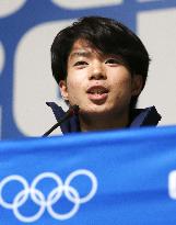Japan's Machida at press conference in Sochi
