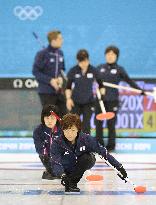 Japan curling team in Sochi