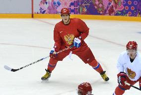 Russian men's ice hockey team in Sochi