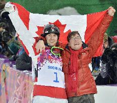 Canada's Alex Bilodeau defends moguls gold in Sochi