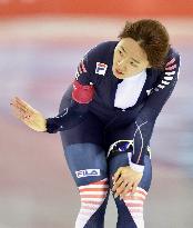 S. Korea's speed skater Lee in 500-meter race